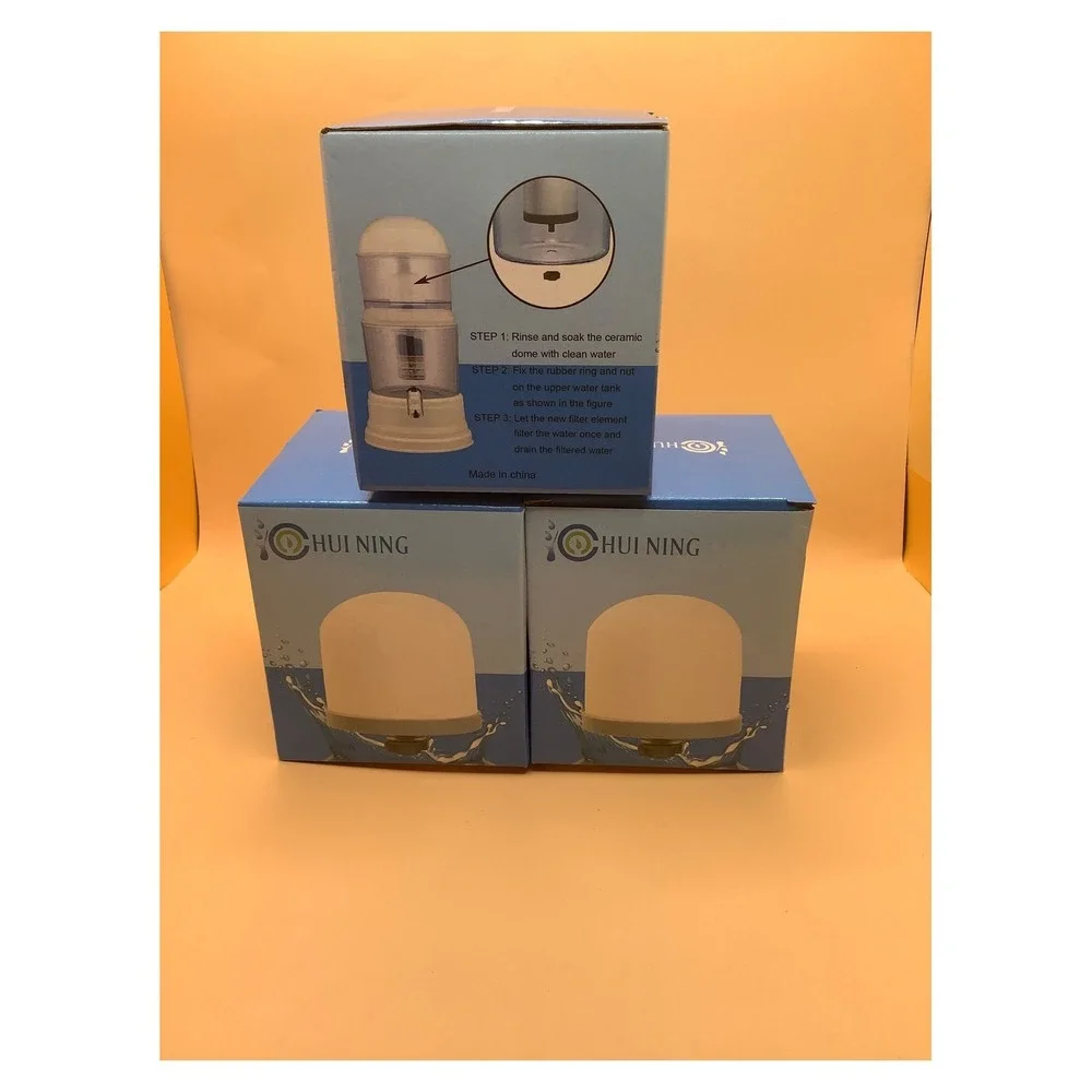 Hui Ning‎ Ceramic Dome Water Filters for Gravity Systems Set of 3